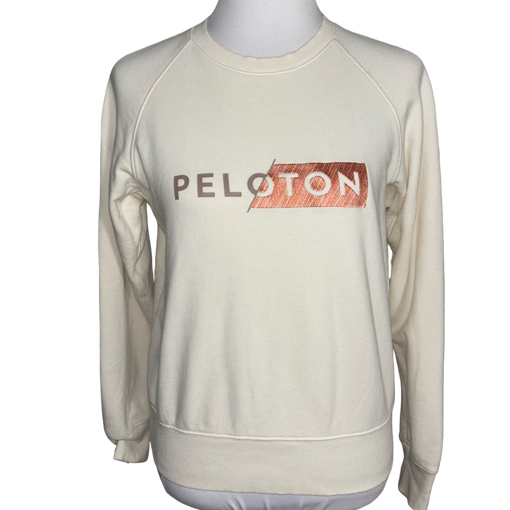 Peloton Off White Crewneck Sweatshirt